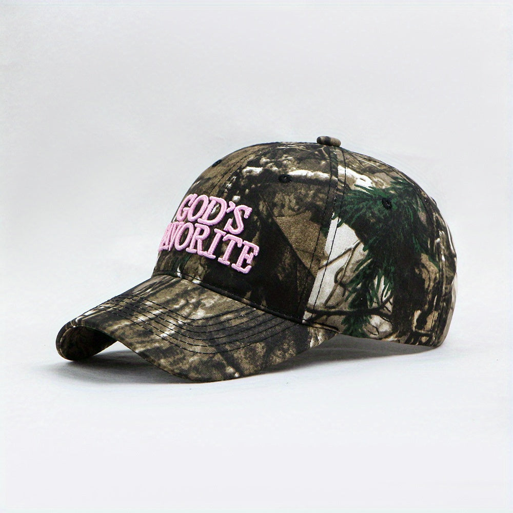 "GOD's FAVORITE" Camo cap