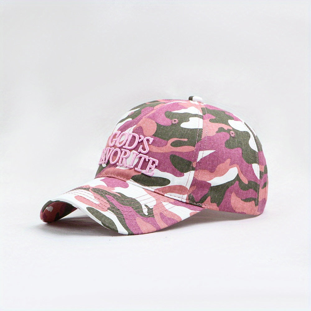 "GOD's FAVORITE" Camo cap